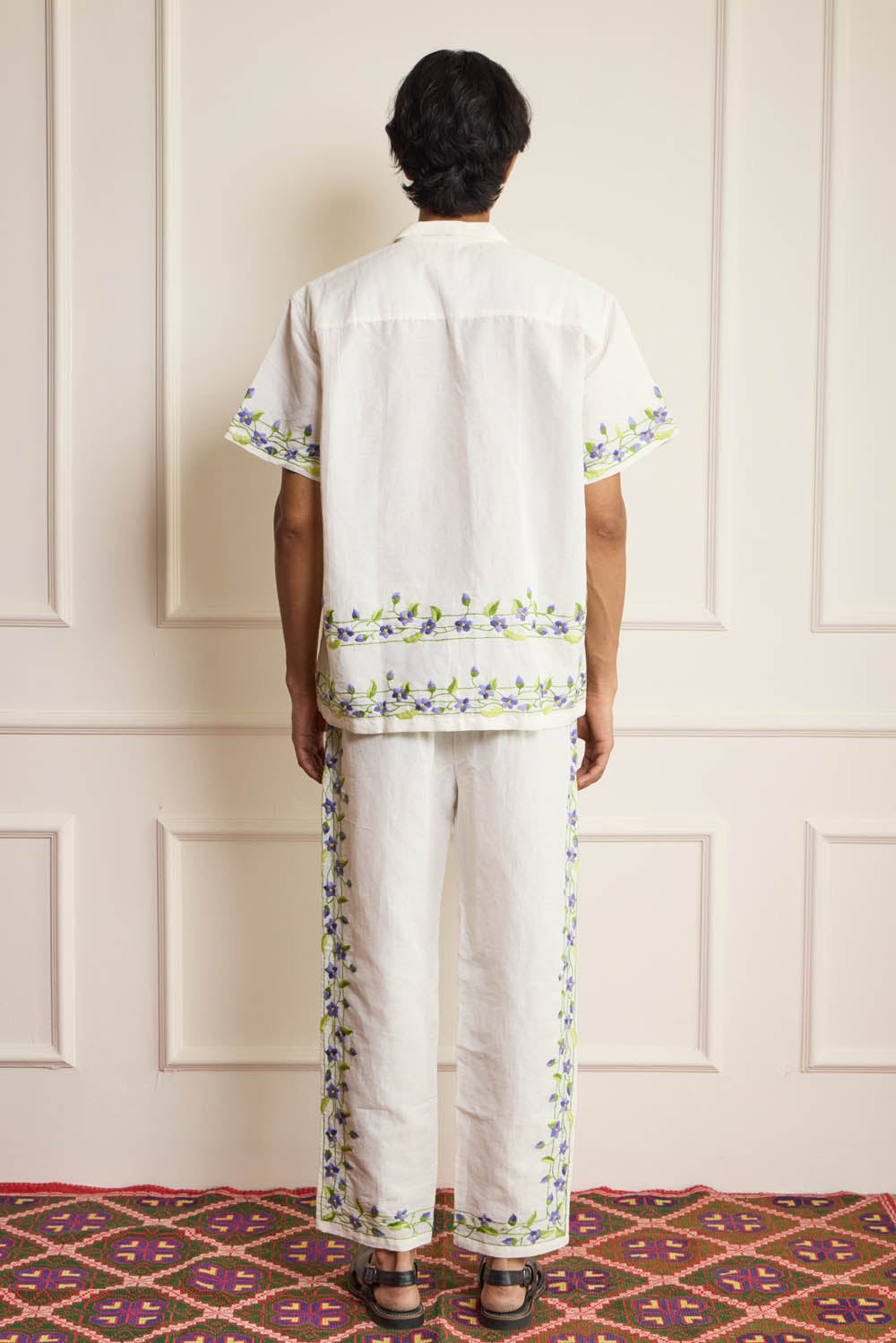 Floral Embroidered Shirt