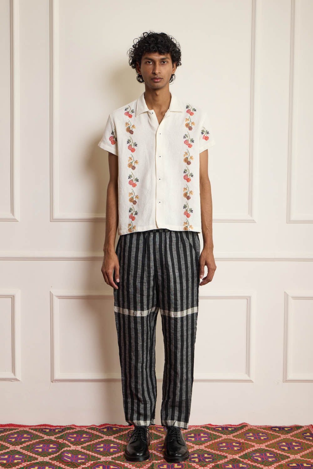 Cross Stitch Embroidered Shirt