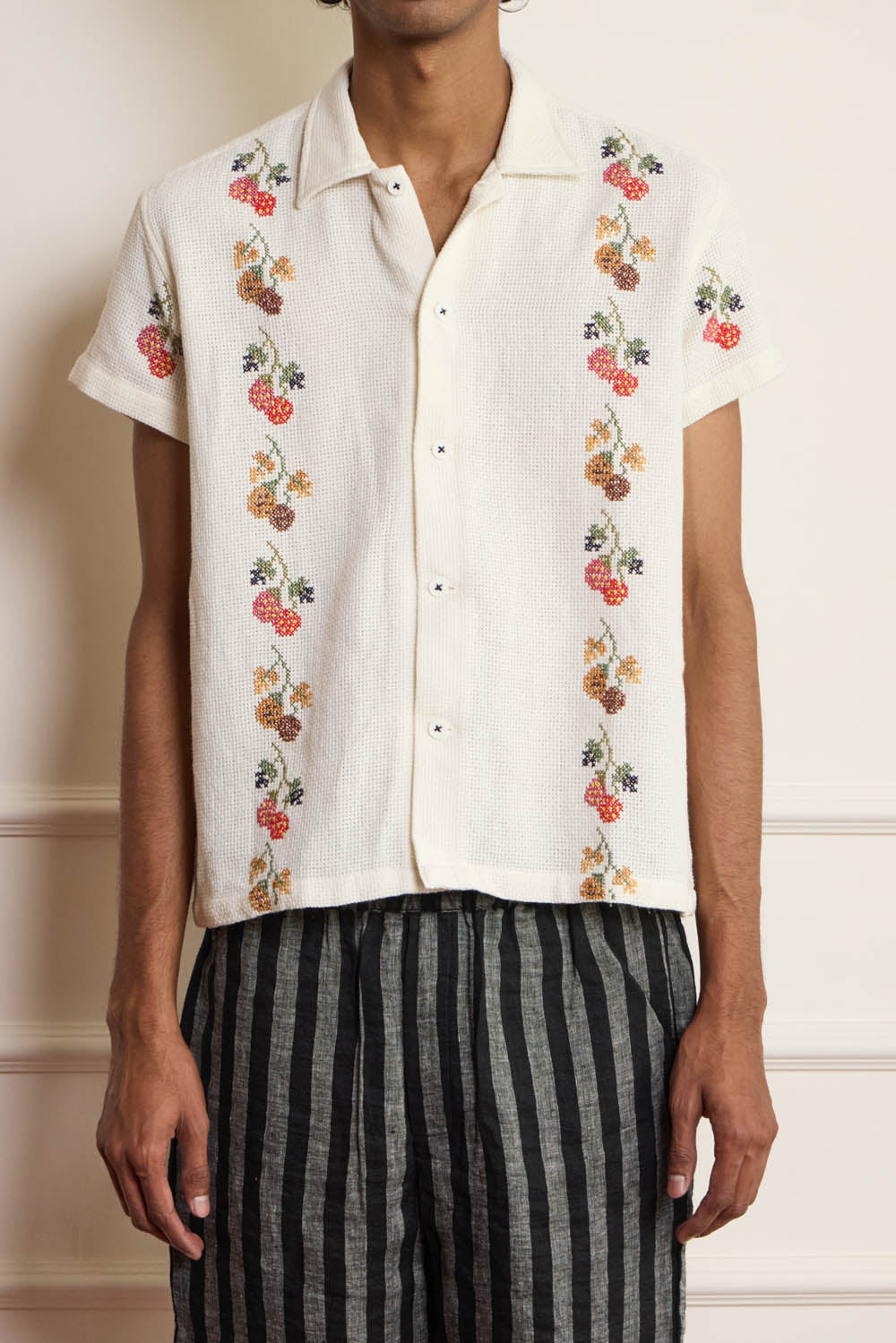 Cross Stitch Embroidered Shirt