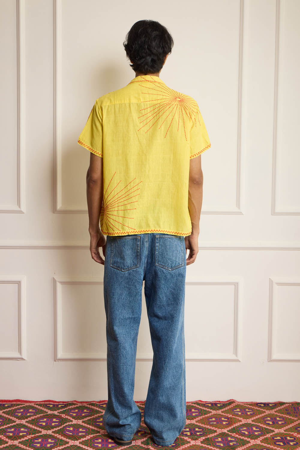 Sun Kantha Embroidered Shirt