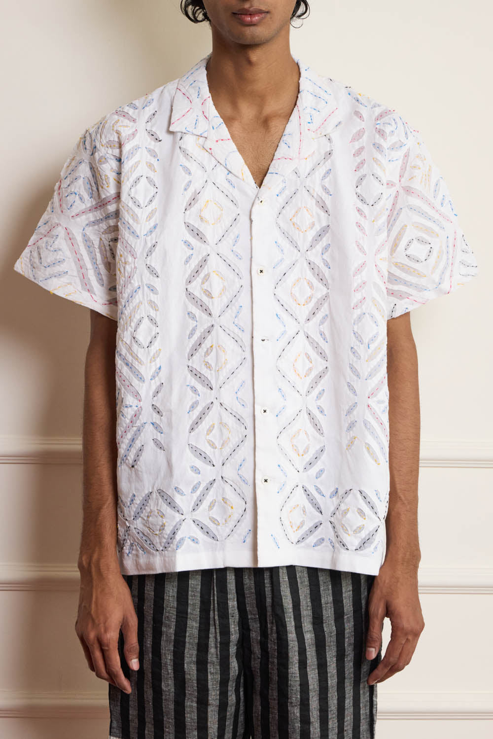 Applique Embroidered Shirt