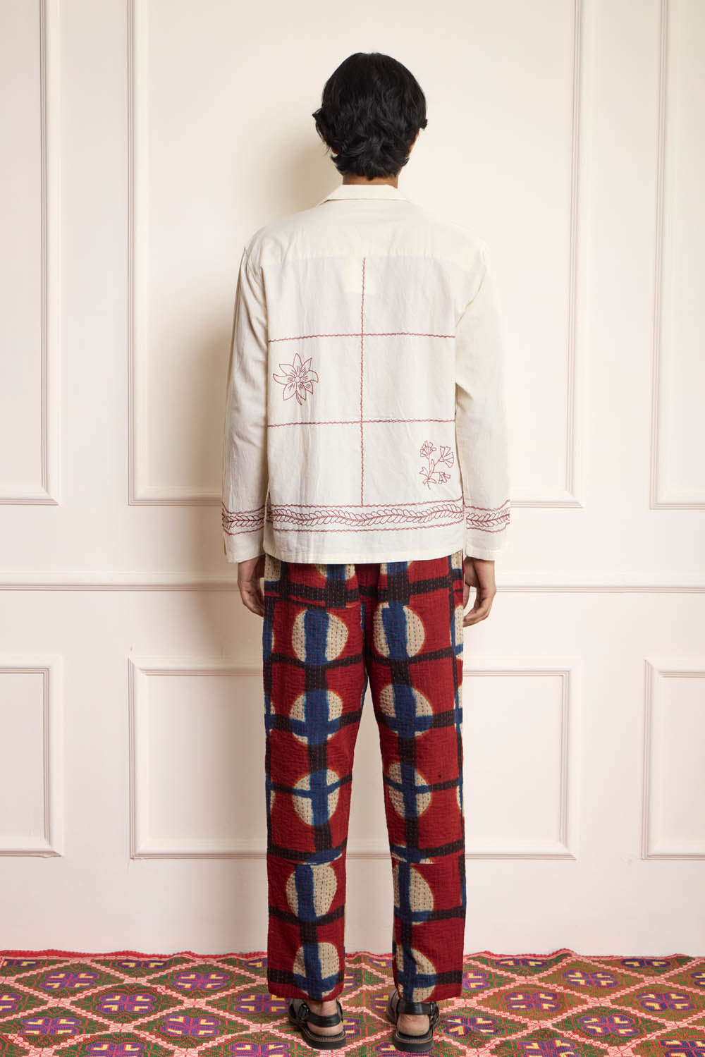 Floral Embroidered Shirt