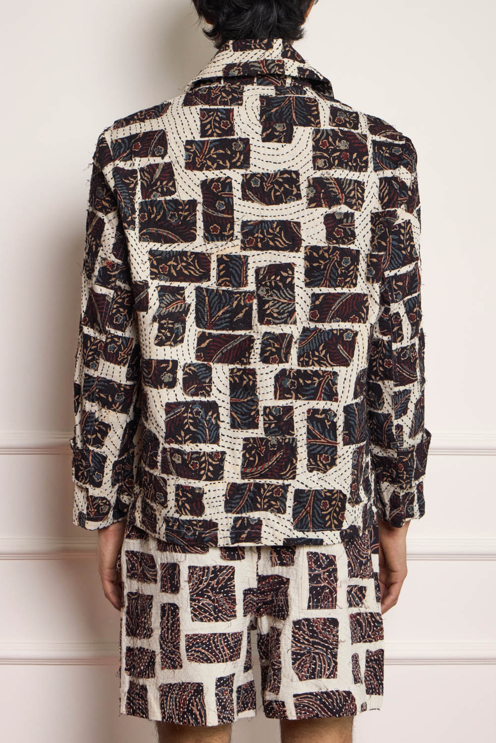 Applique Patches Blouson Jacket