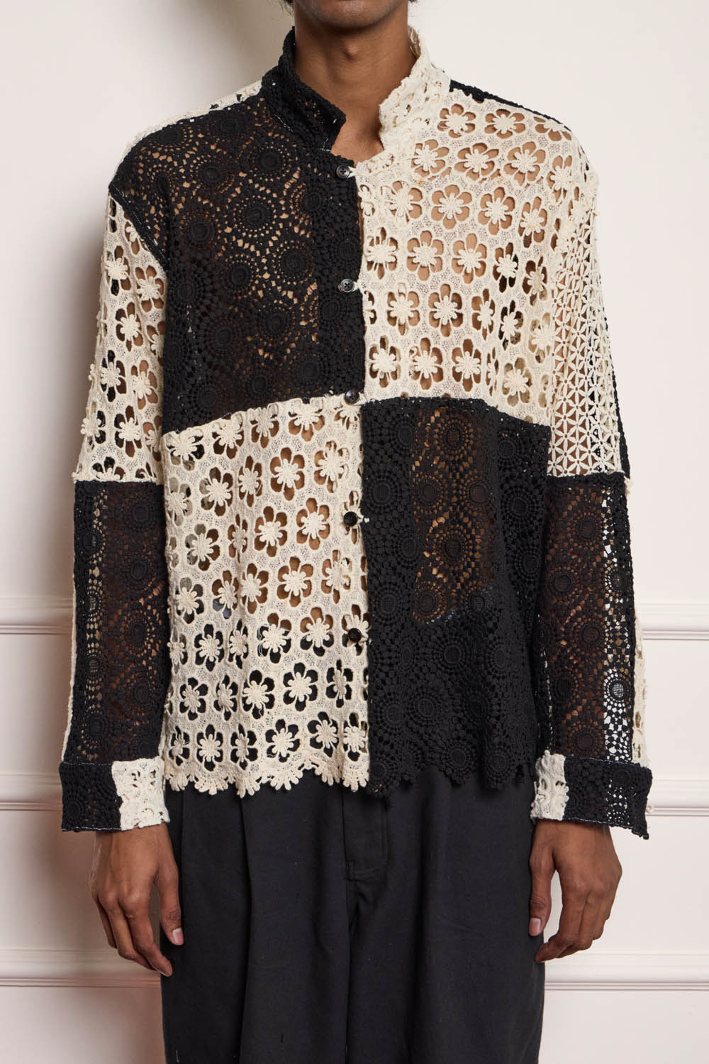 Lace Patchwork Shirt