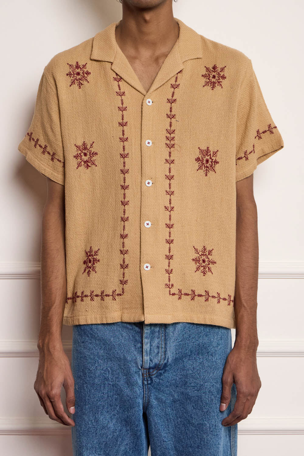 Cross Stitch Embroidered Shirt