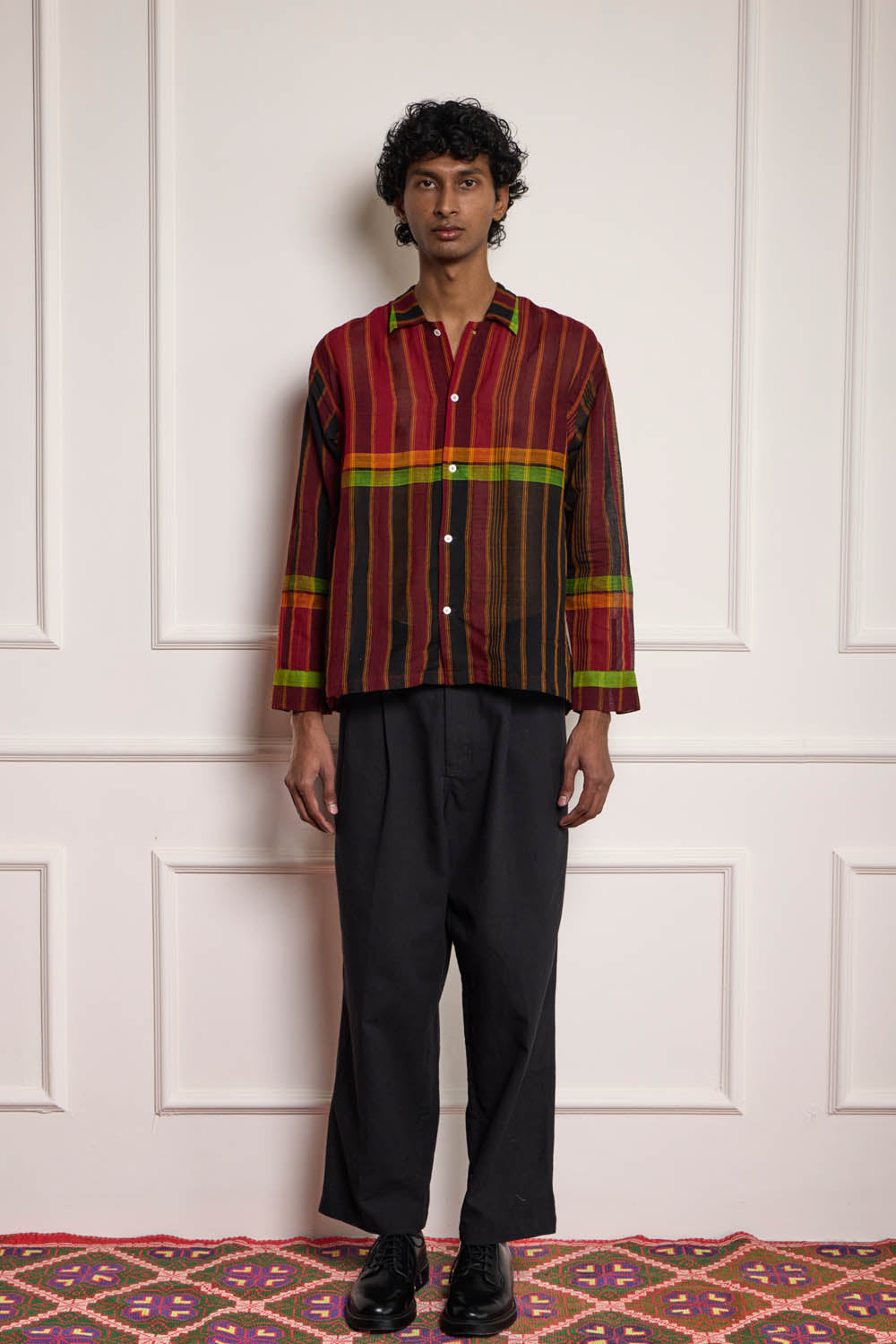 Handloom Scarf Shirt