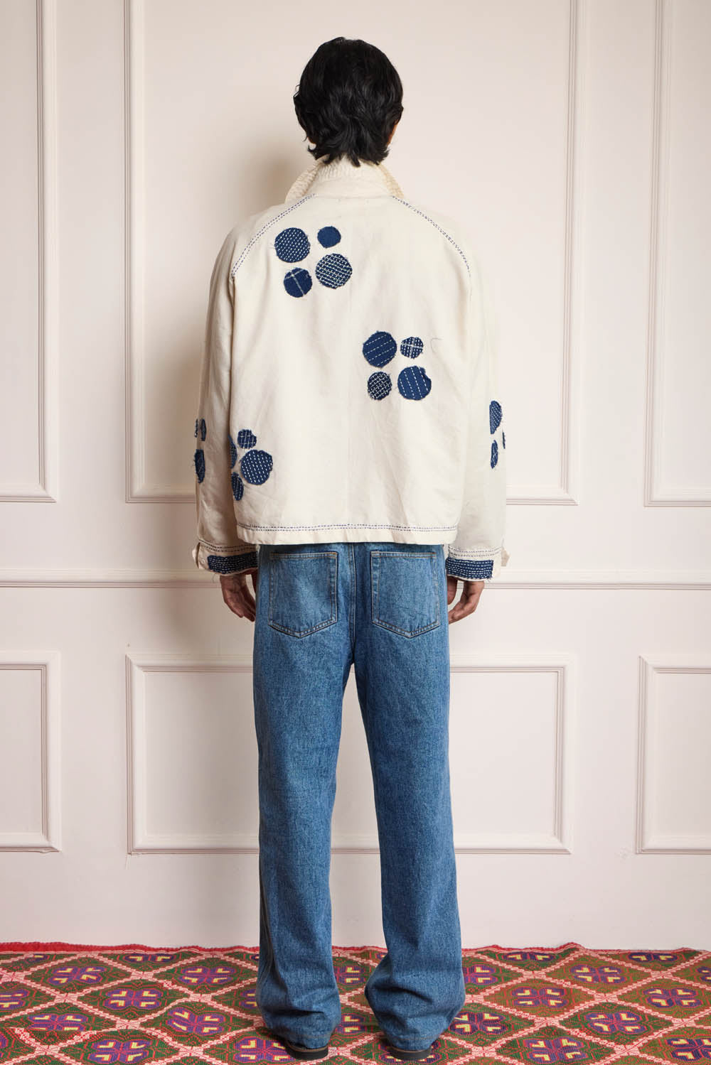 Applique Cropped Jacket
