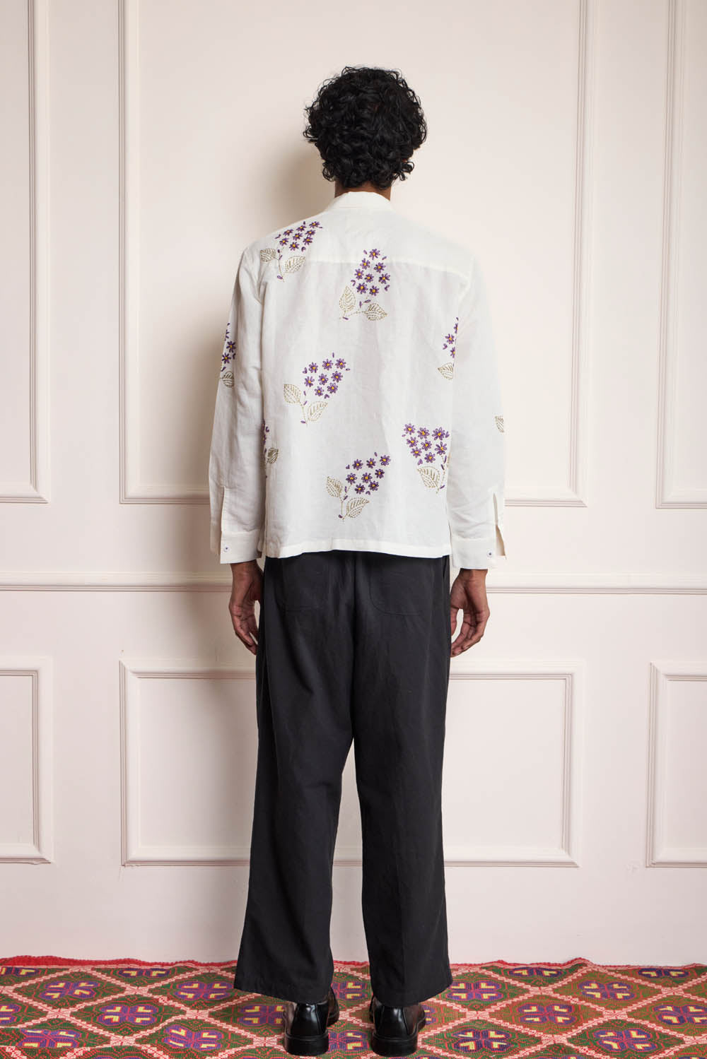 Grapes Embroidered Shirt