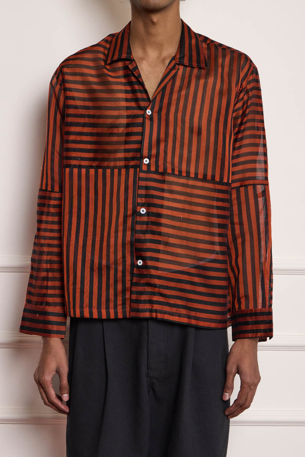 Silk Patchwork Shirt
