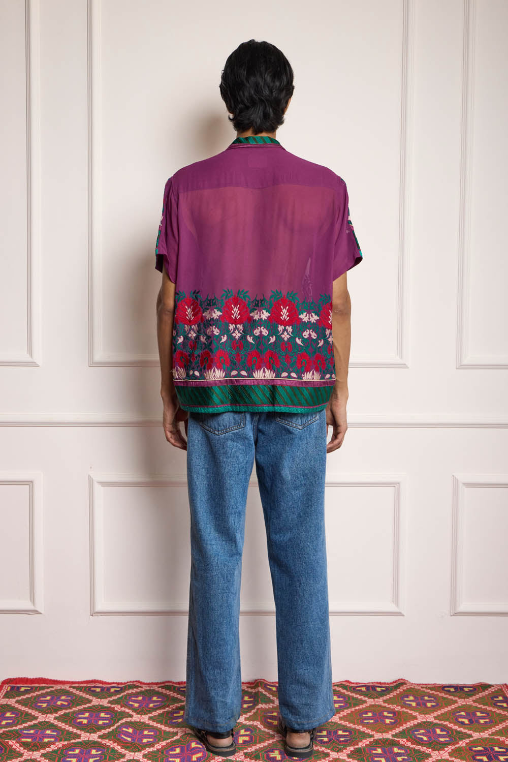 Silk Embroidered Shirt