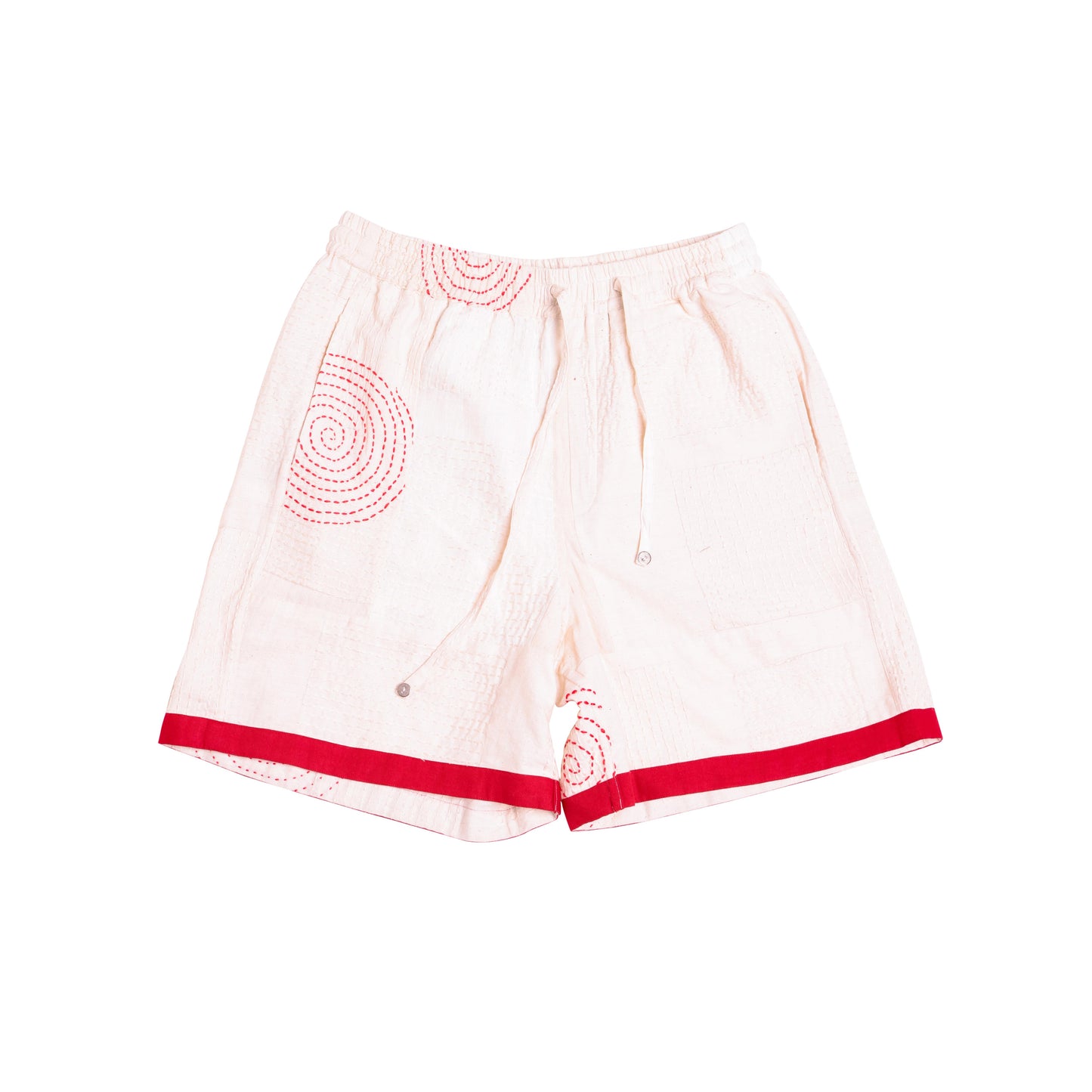 Spiral Kantha Shorts