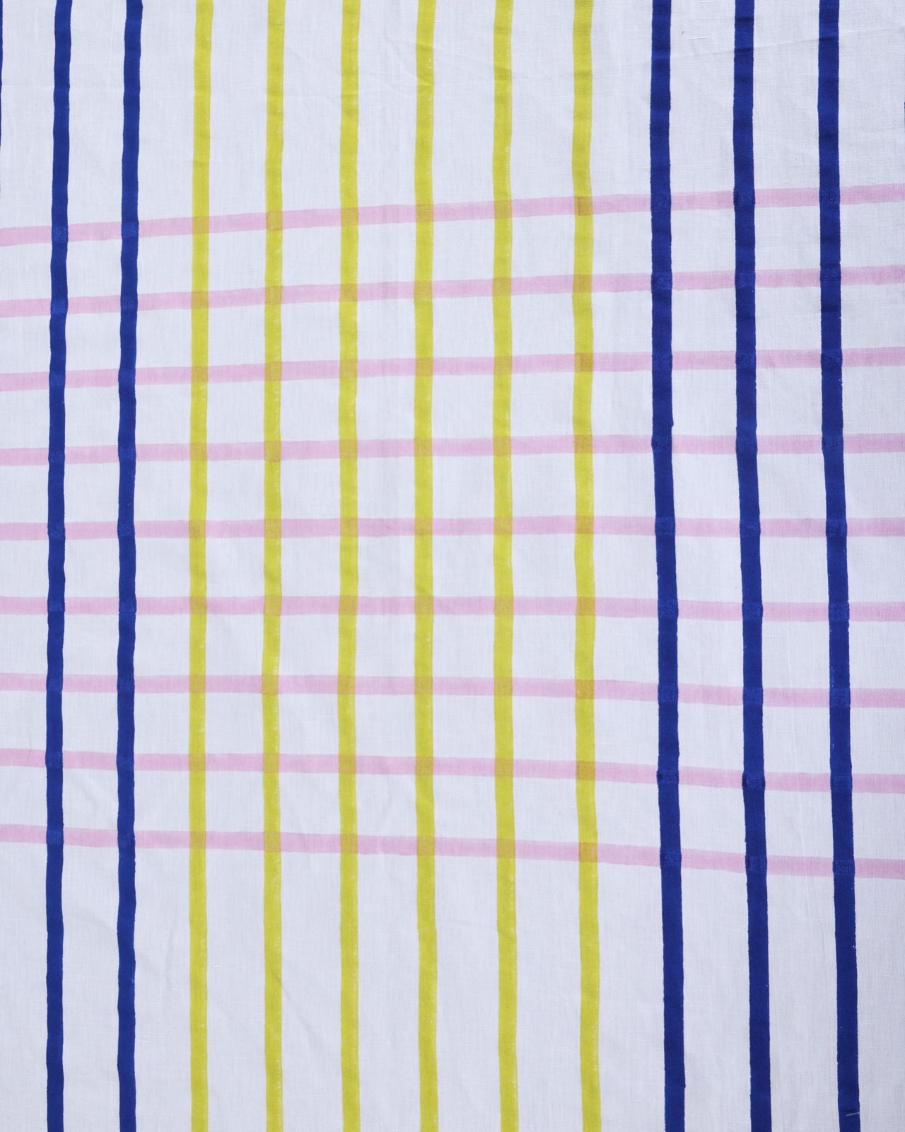 Block Printed Tablecloth - Off White