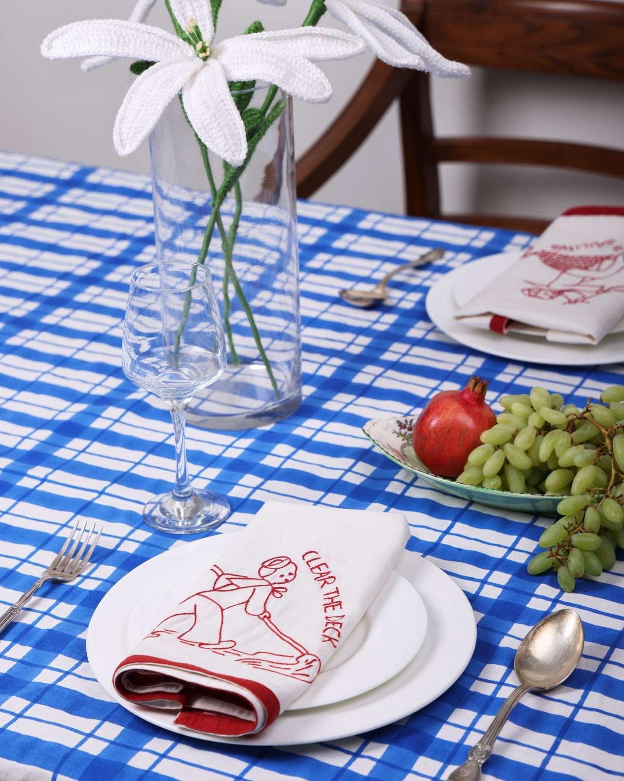 Window Block Printed Tablecloth