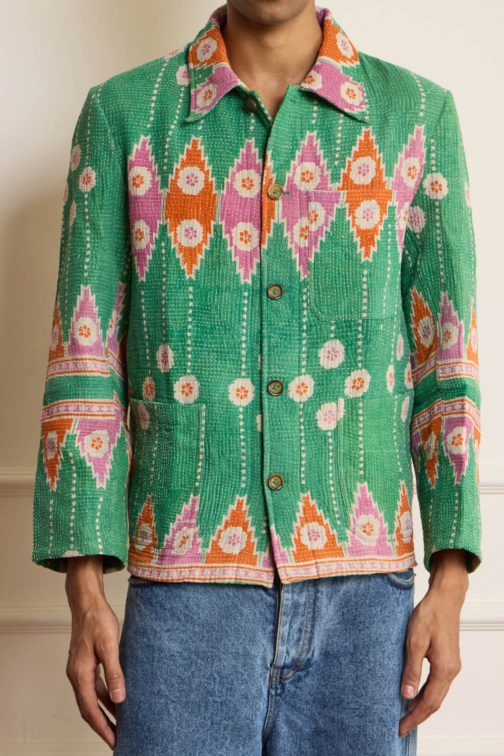 Antique Kantha Jacket