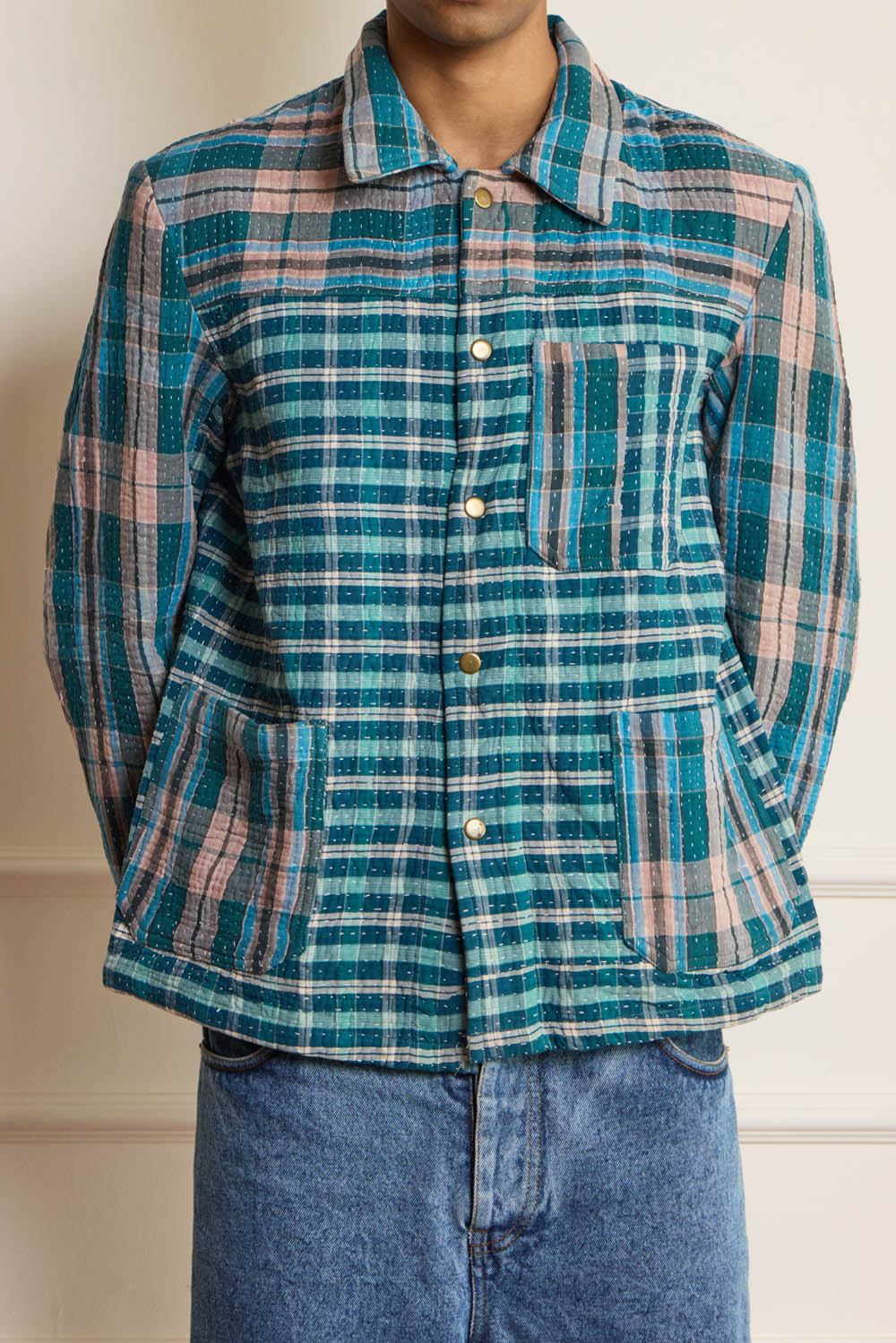 Quilted Kantha Jacket