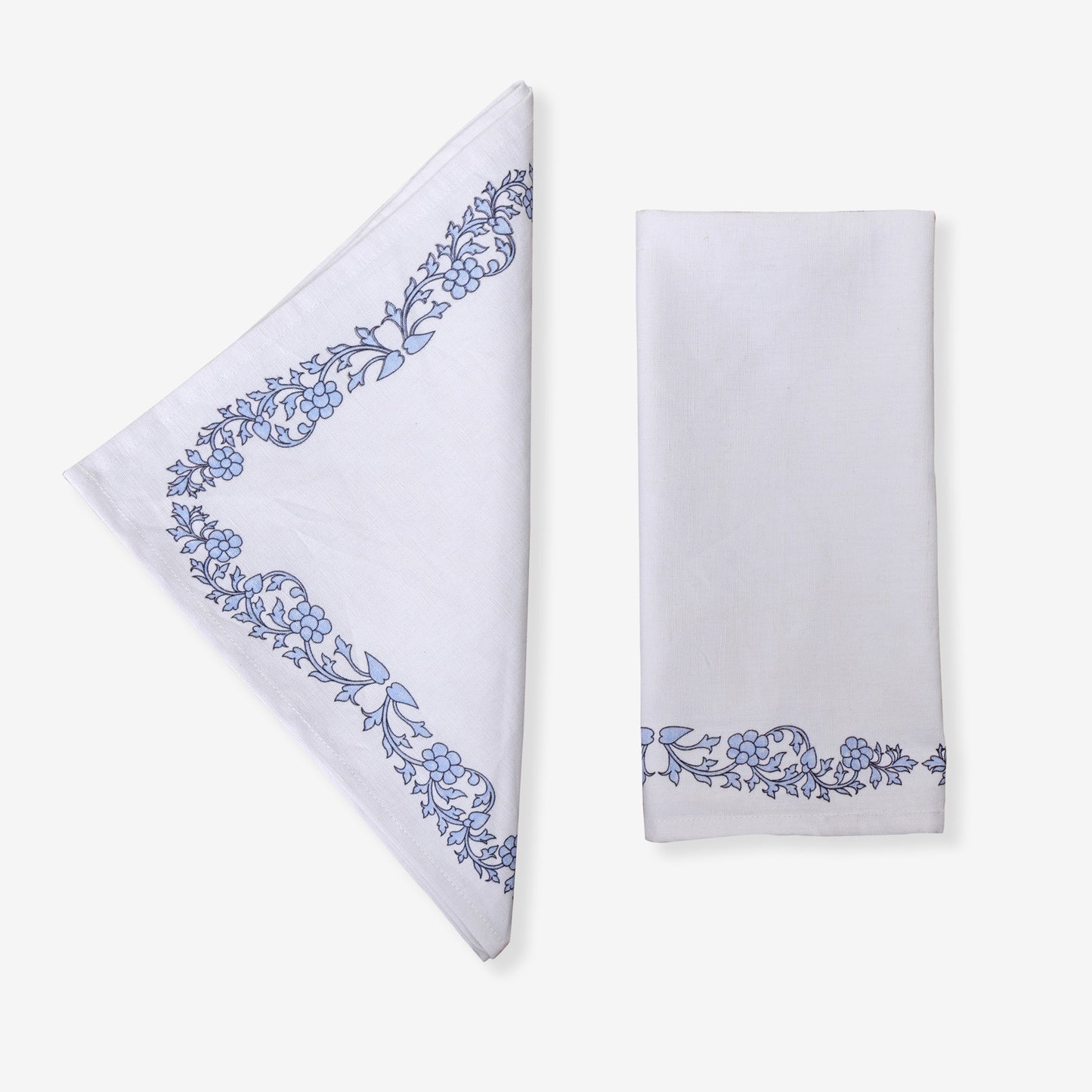 Floral Hand Printed Table Napkin
