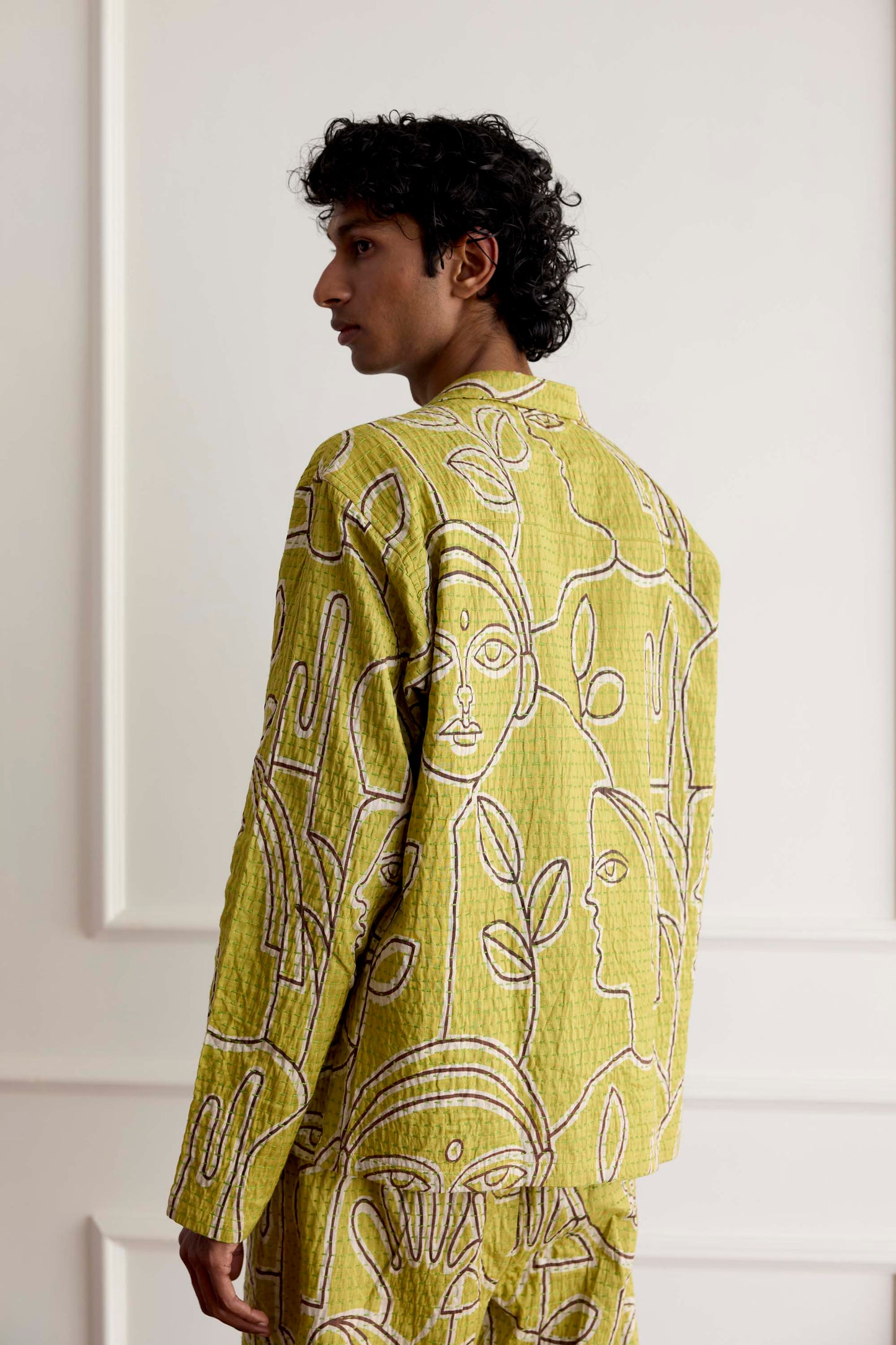 Kantha Silk Overshirt