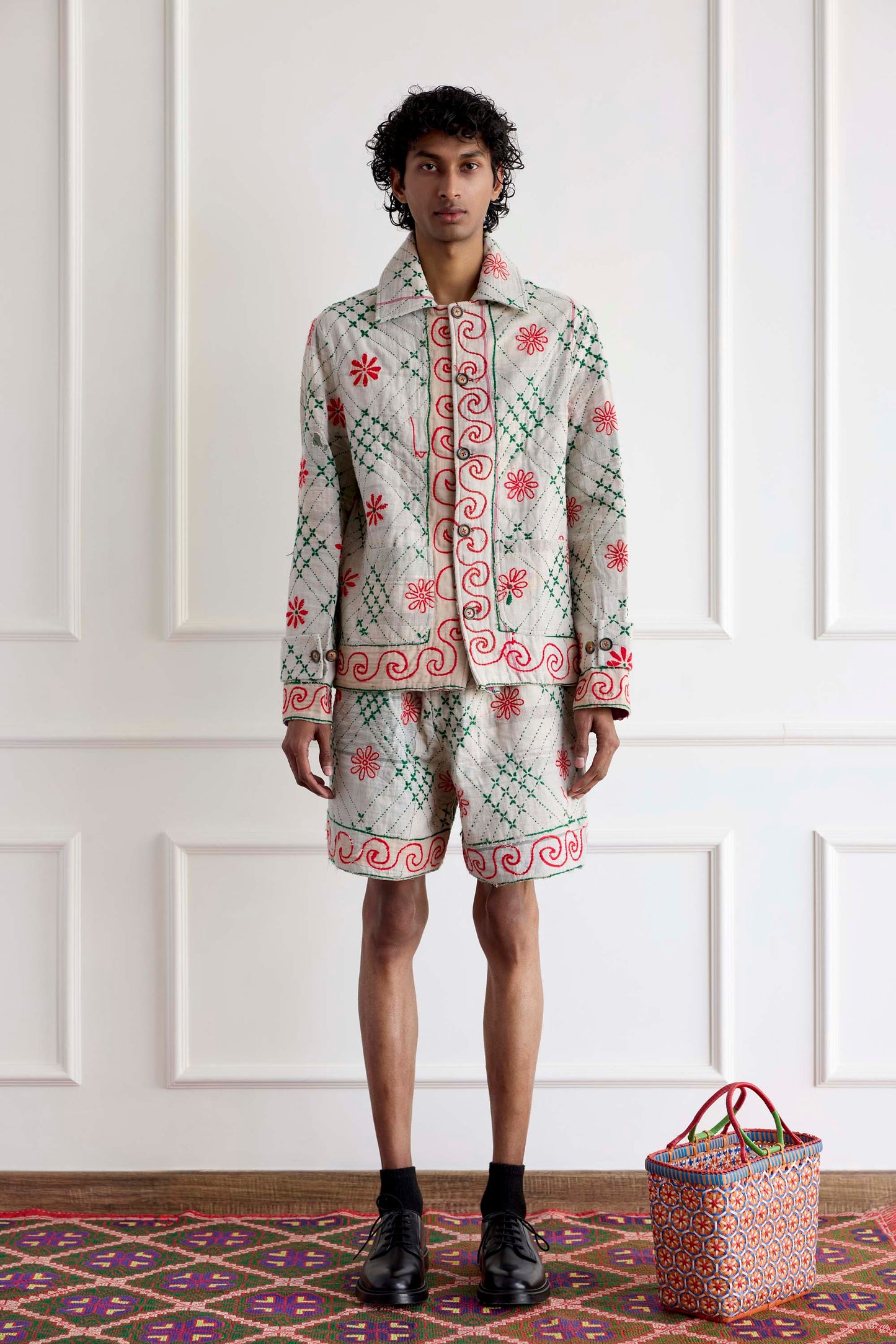 Kantha Embroidery Jacket