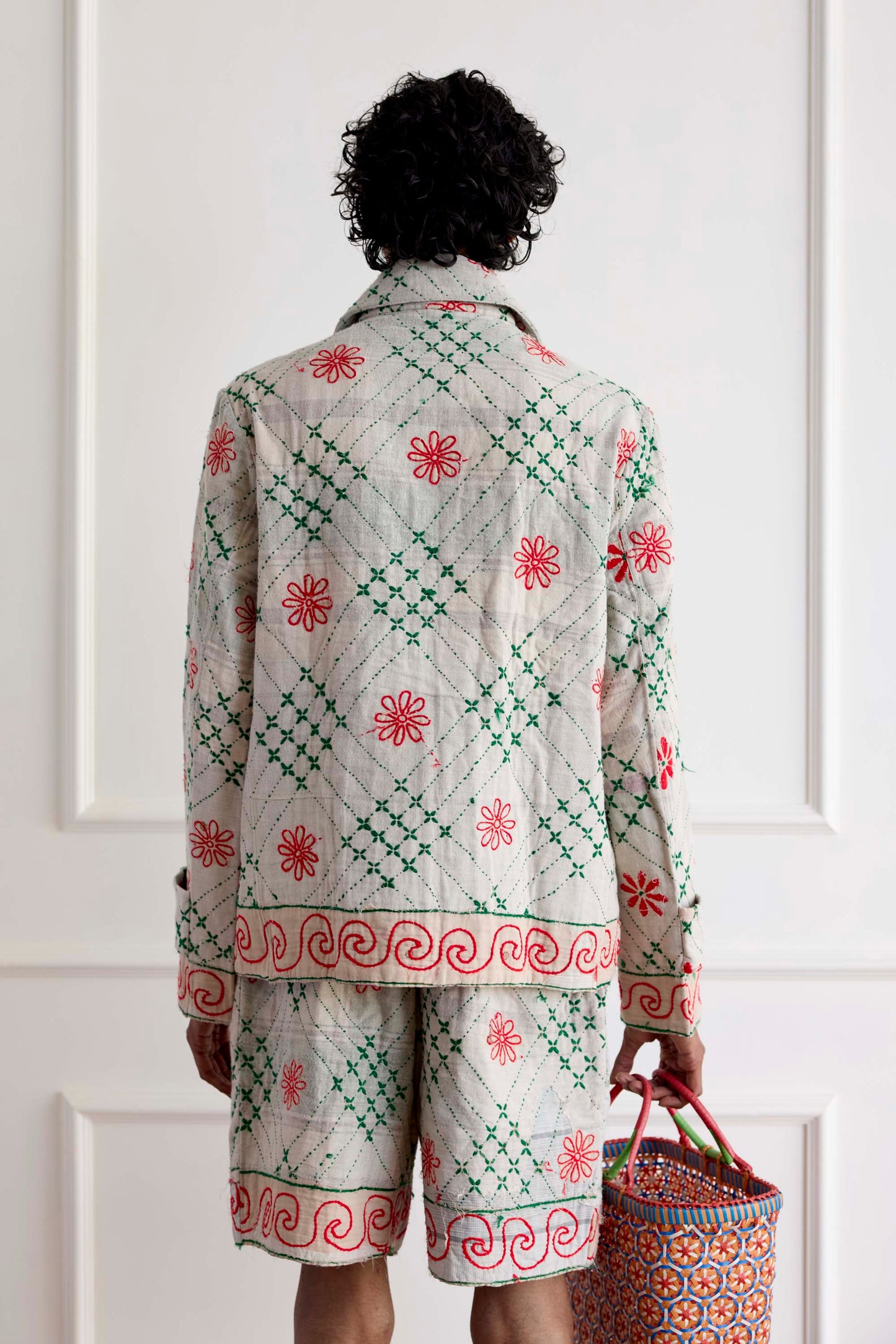 Kantha Embroidery Jacket