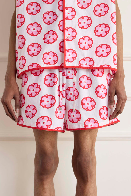 Flower Print Shorts