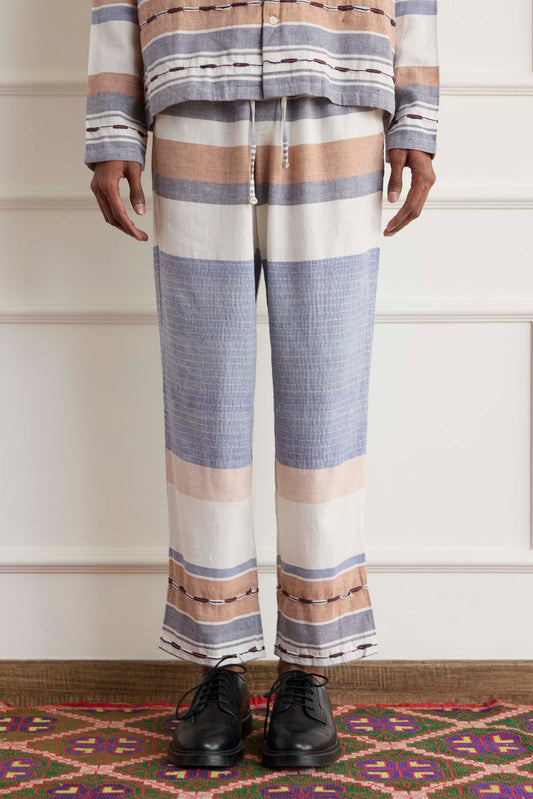 Handloom Stripes Pant