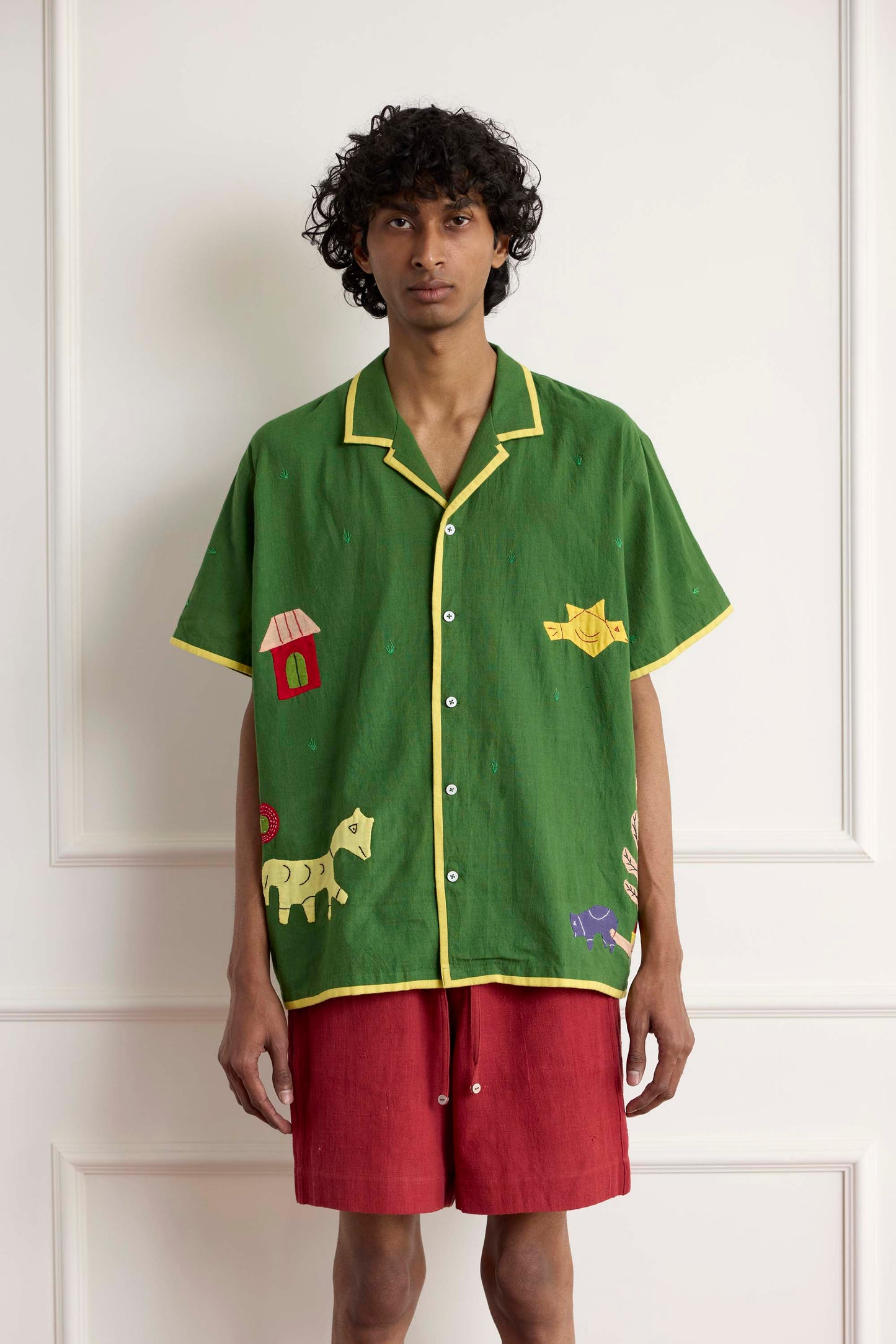 Appliqué Playful Shirt