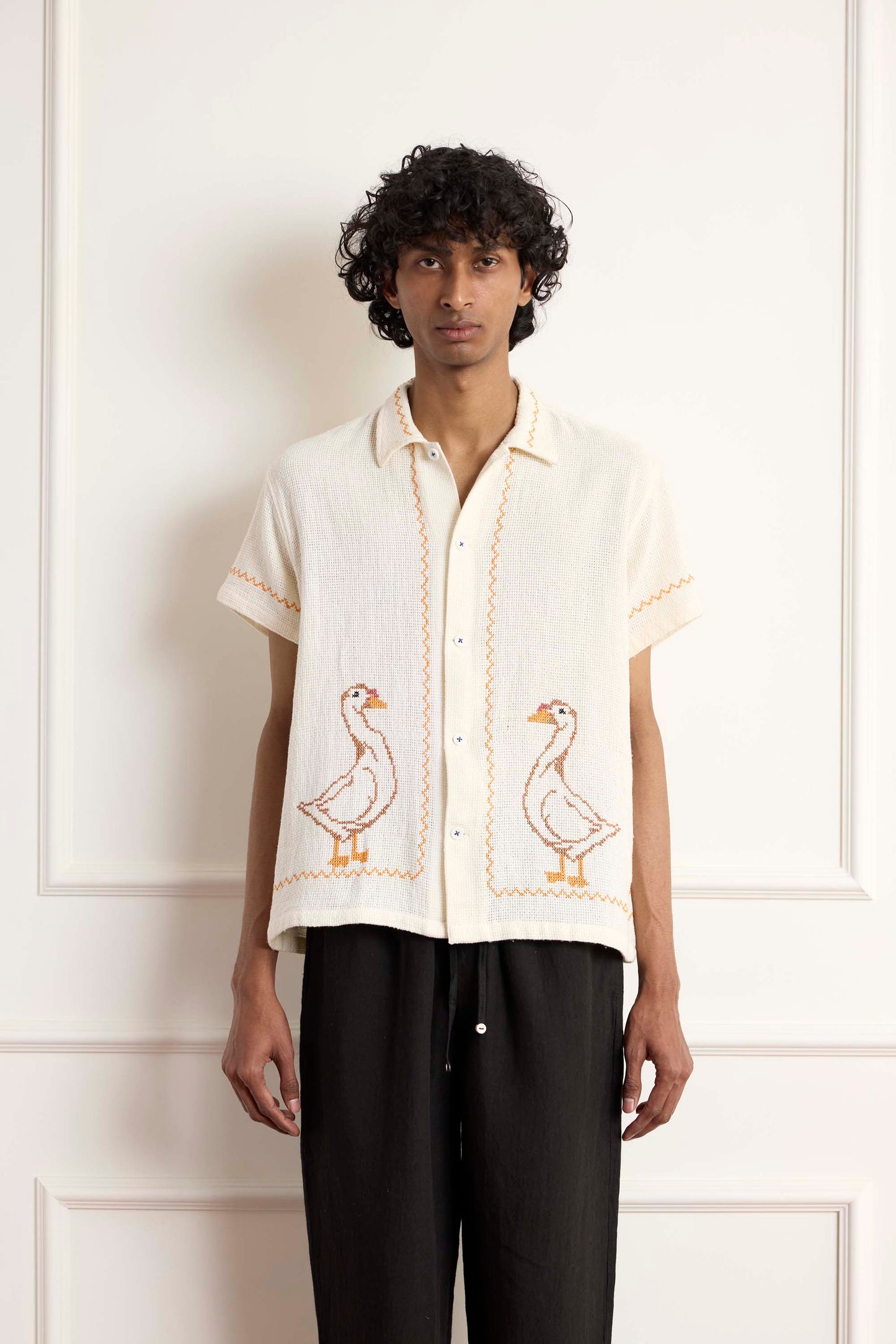 Cross Stitch Short Sleeve Shirt