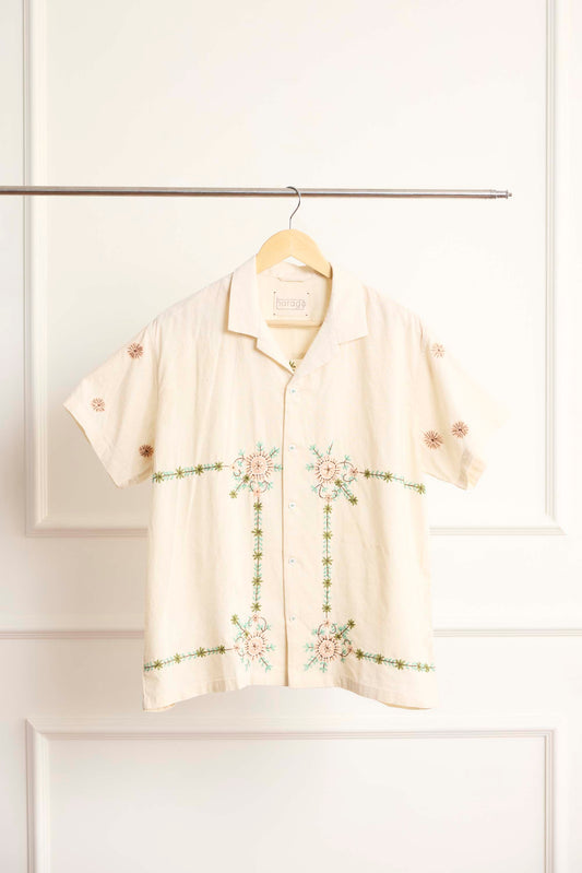 Floral Embroidered Shirt