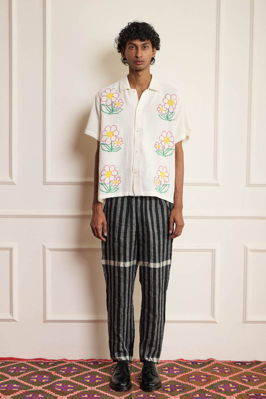 Cross Stitch Embroidered Shirt