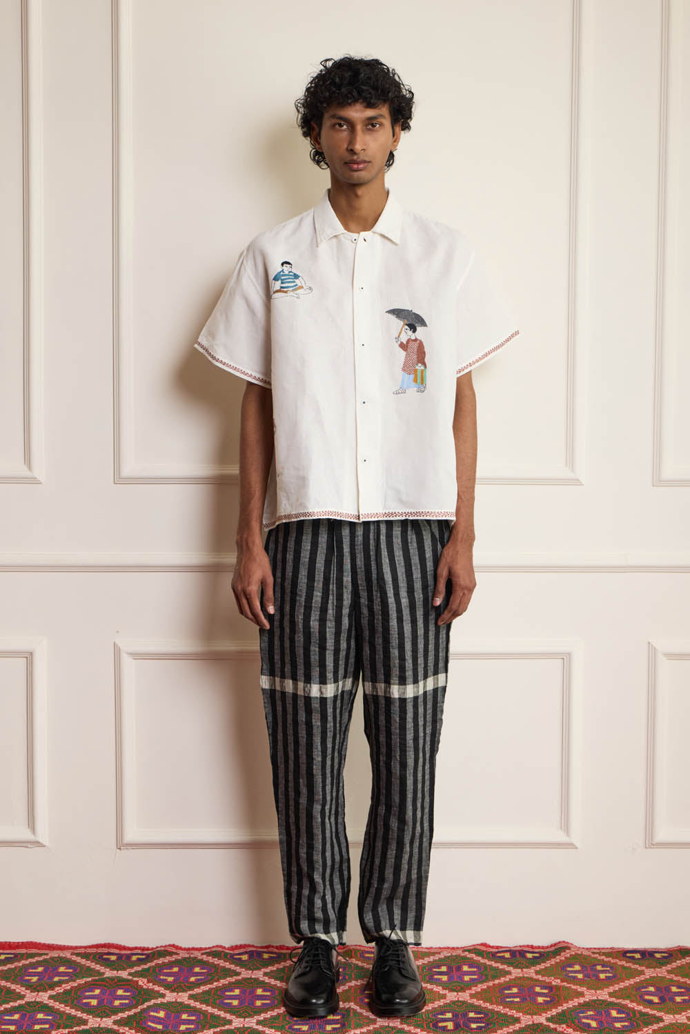Kantha Embroidered Shirt
