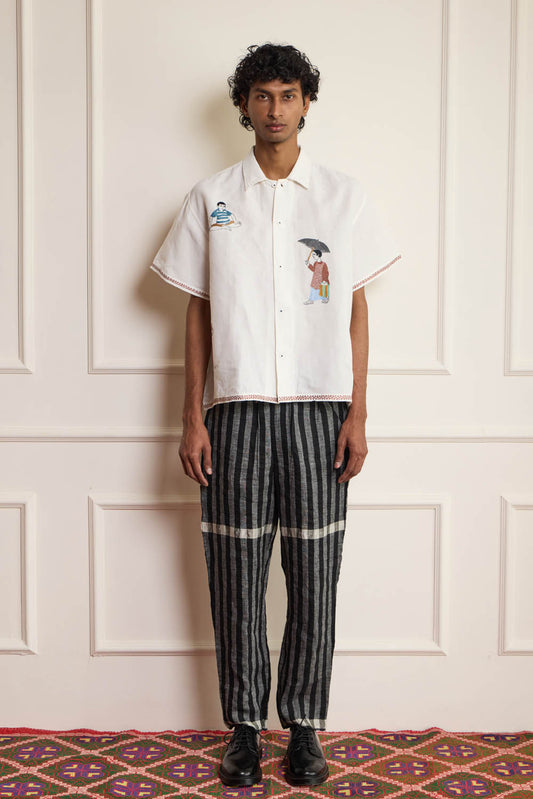 Kantha Embroidered Shirt
