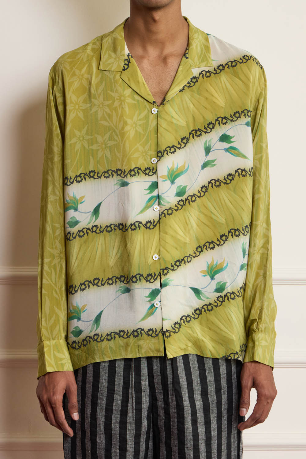 Foliage Silk Shirt