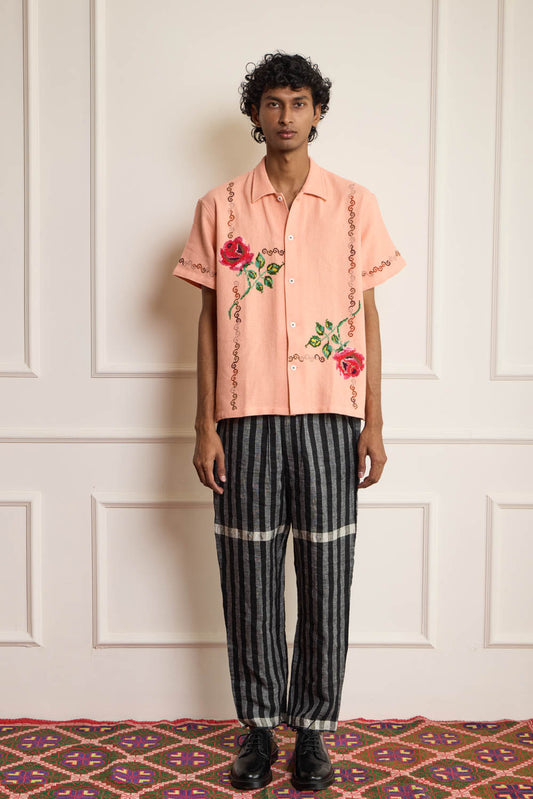 Cross Stitch Embroidered Shirt