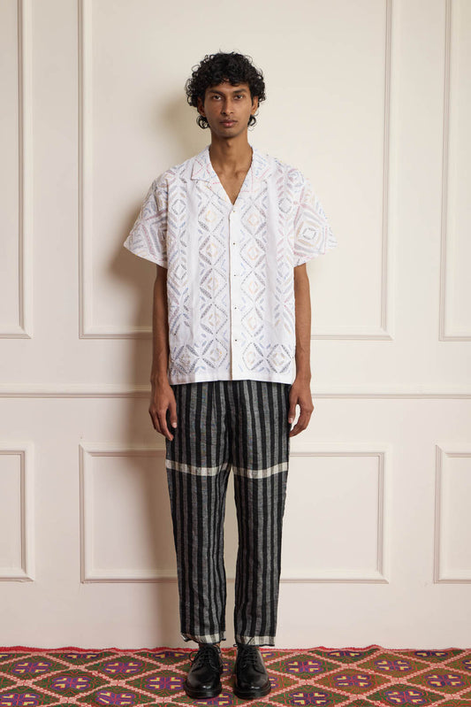 Applique Embroidered Shirt