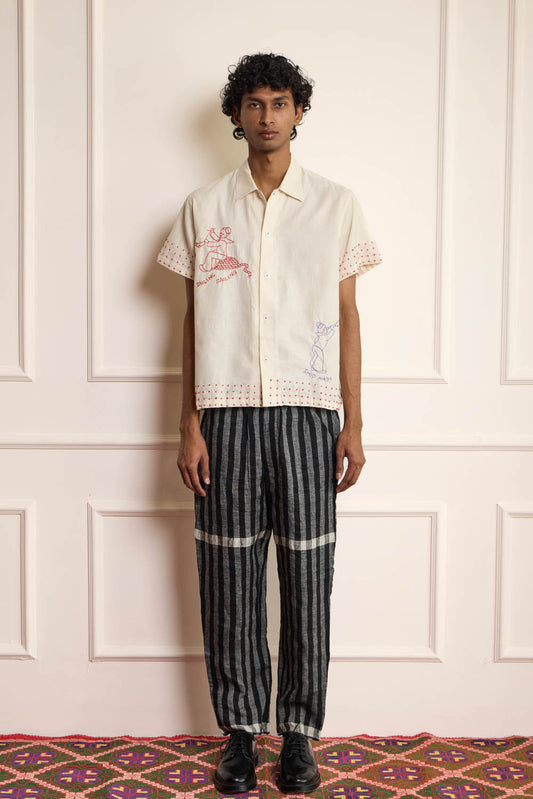 Sailing Embroidered Shirt