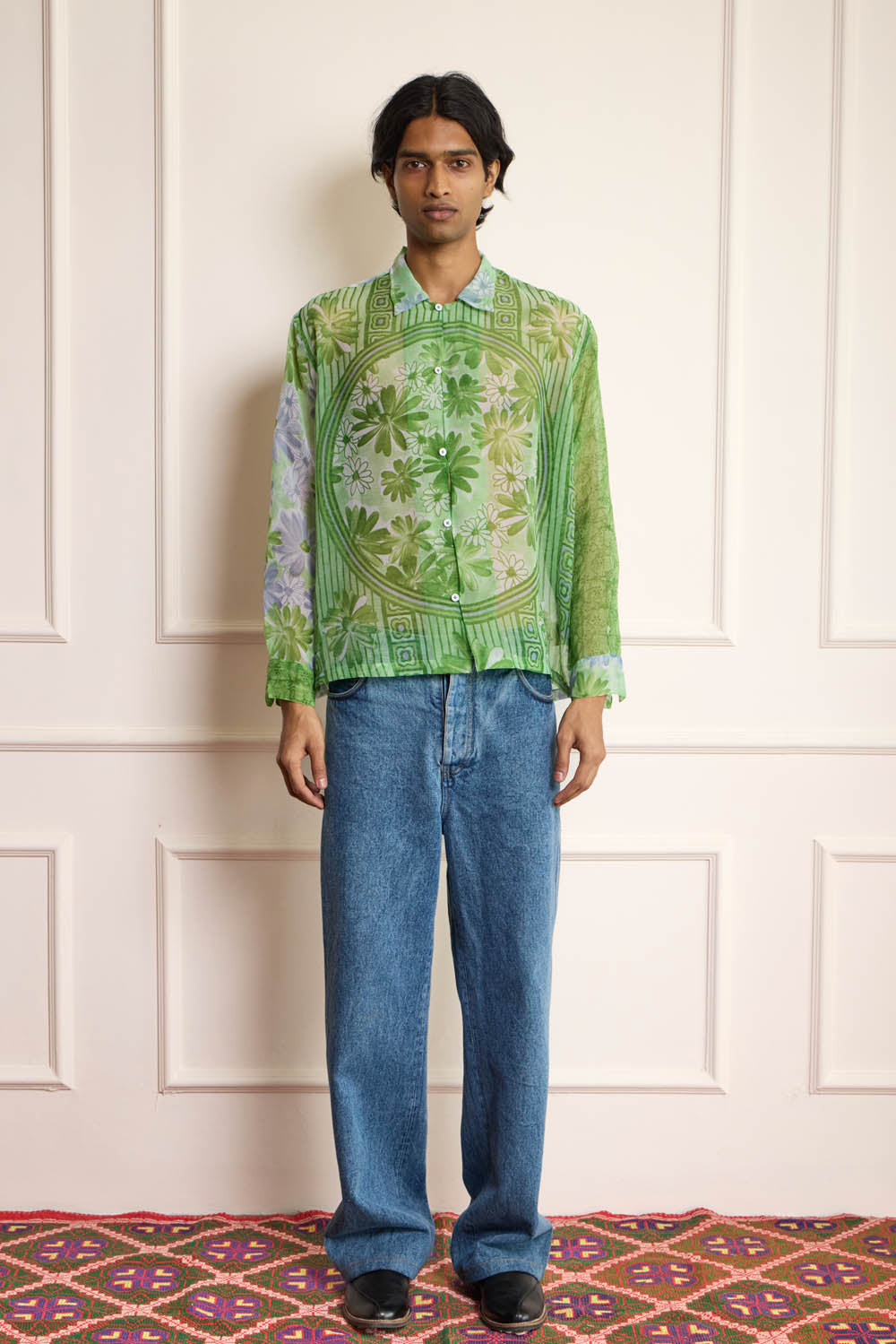 Silk Printed Shirt