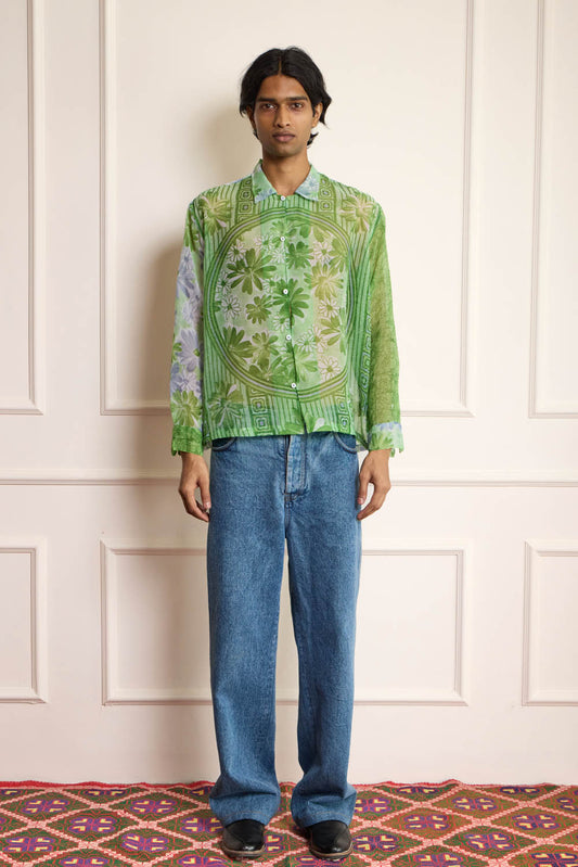 Silk Printed Shirt
