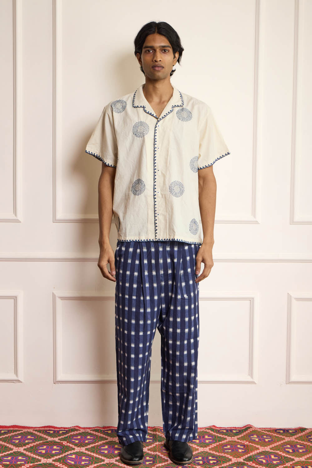 Kantha Embroidered Shirt