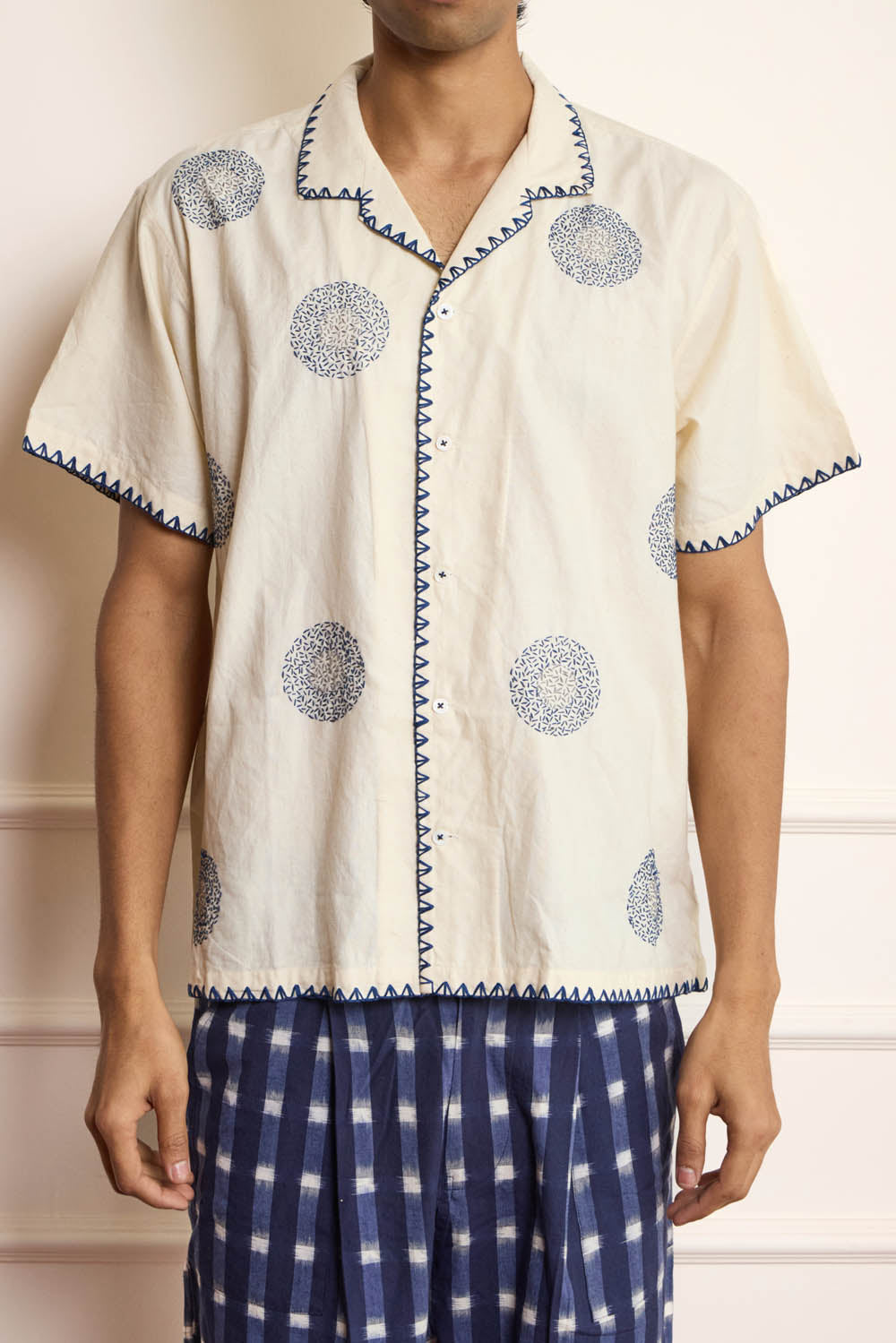 Kantha Embroidered Shirt