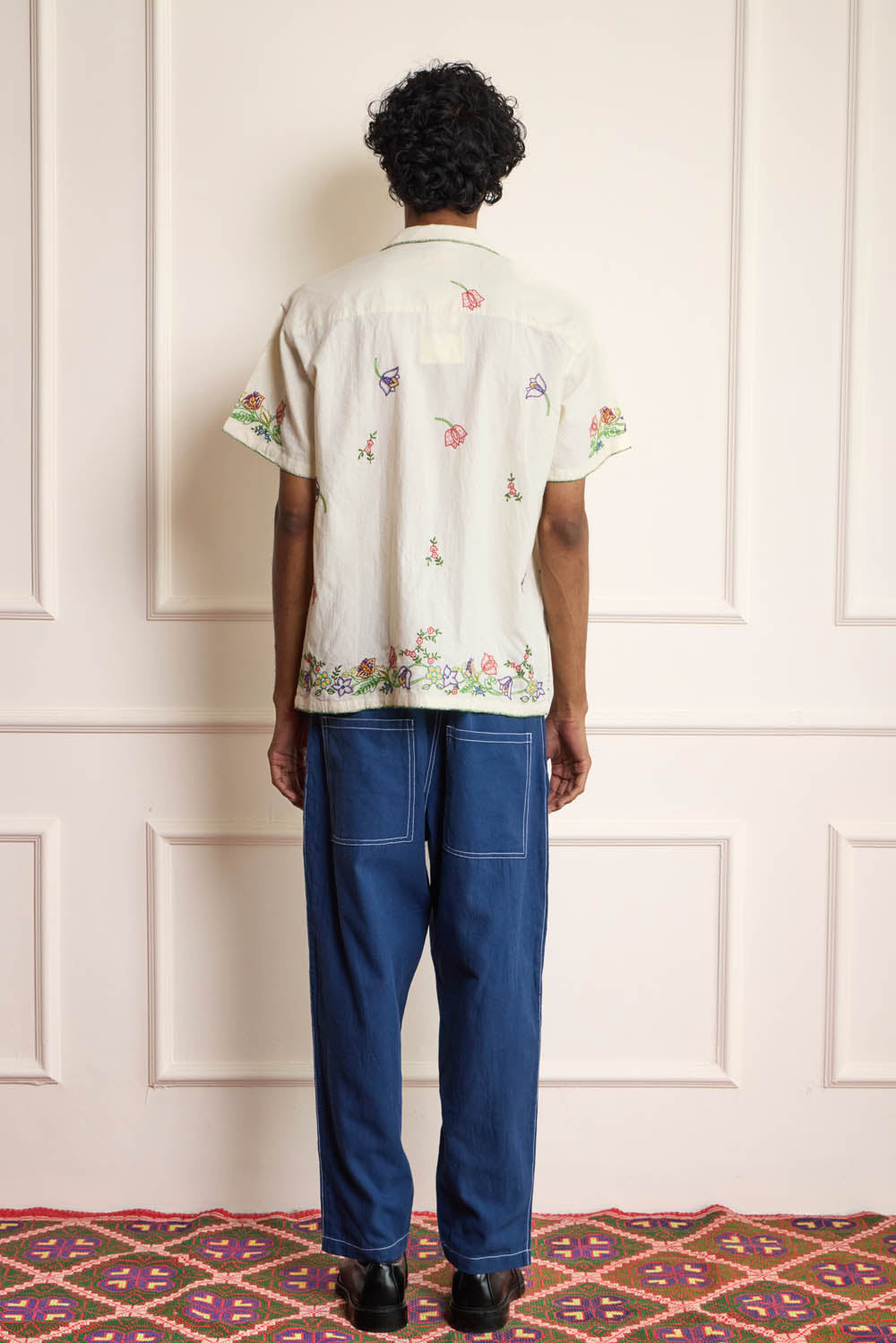 Floral Embroidered Shirt
