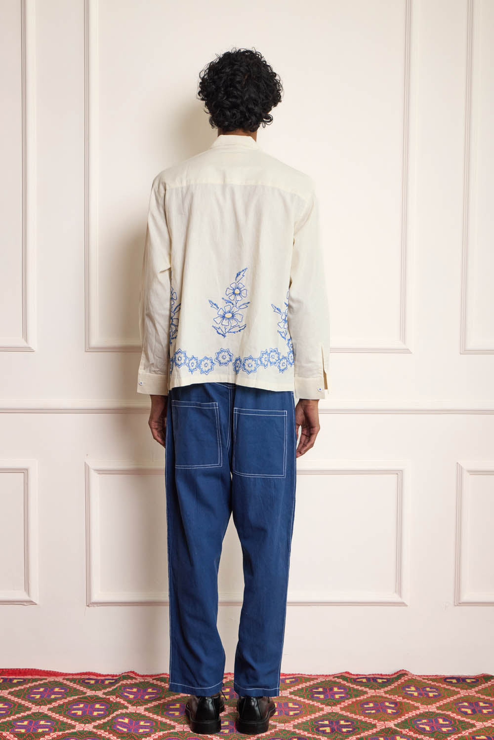 Floral Embroidered Shirt