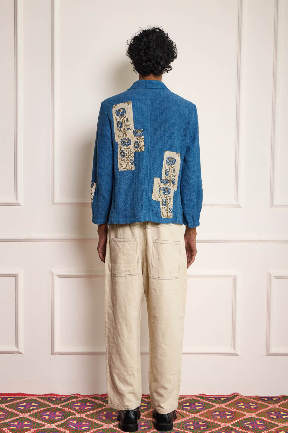 Patchwork Chore Jacket - Indigo