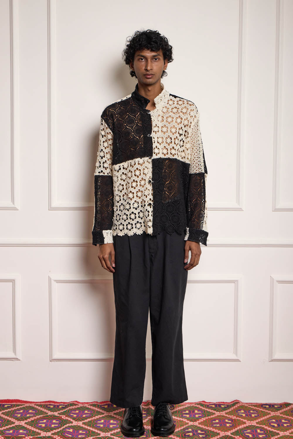 Lace Patchwork Shirt