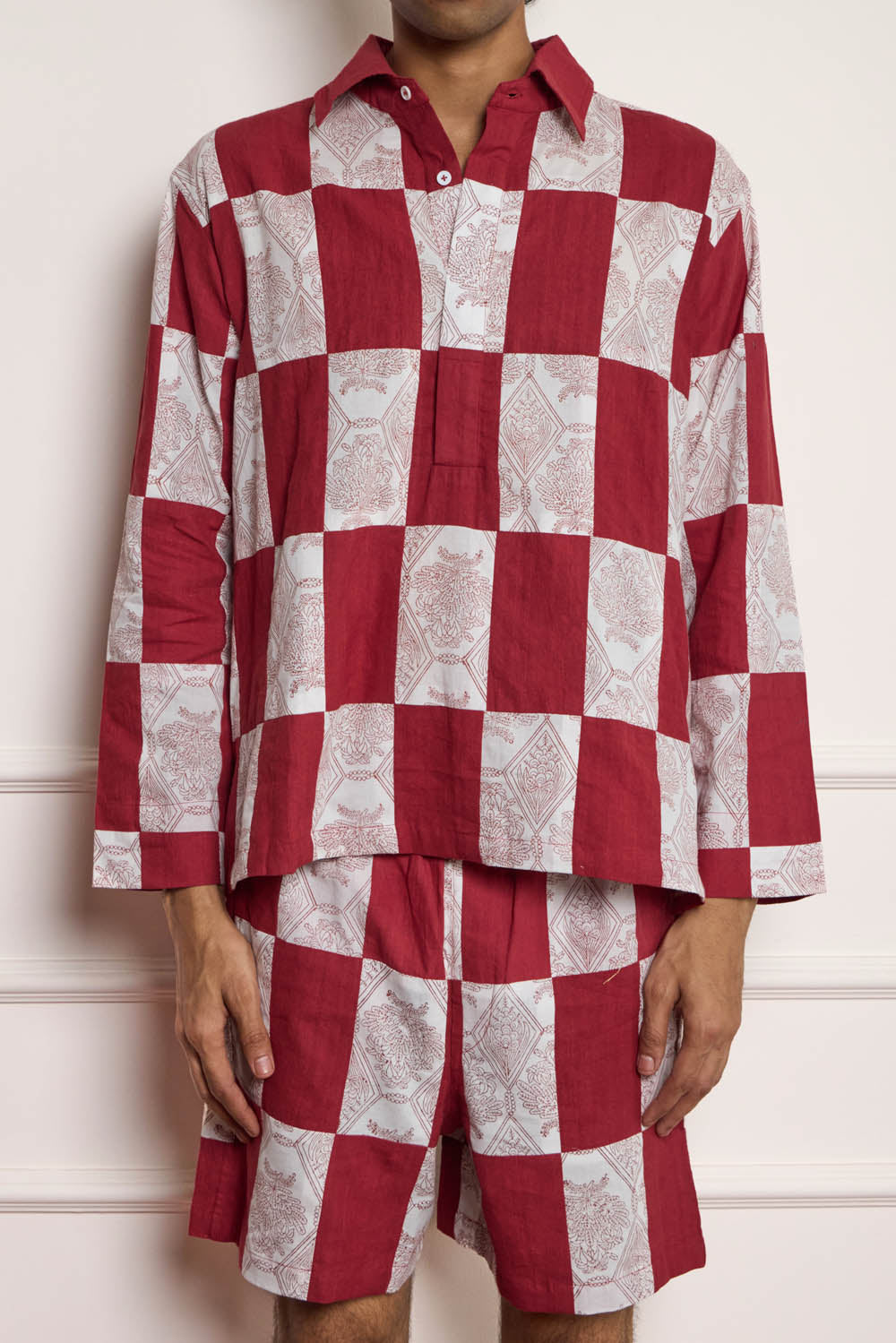 Patchwork Popover Shirt