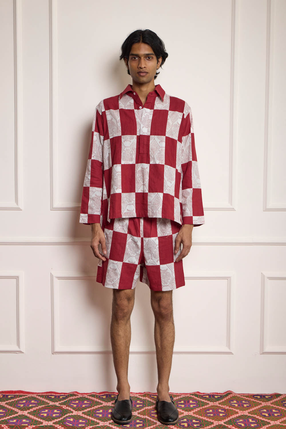 Patchwork Popover Shirt