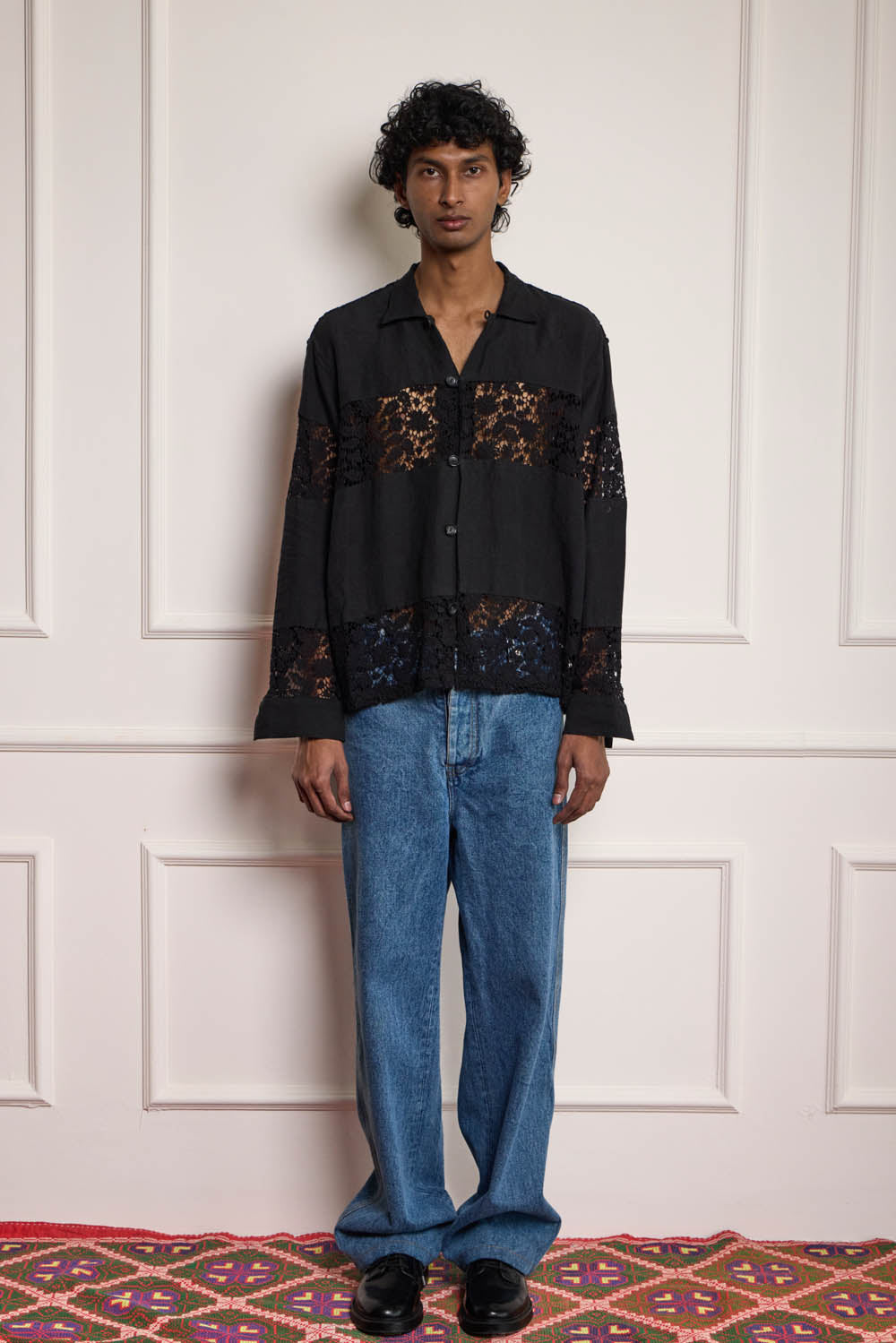 Lace Patchwork Shirt