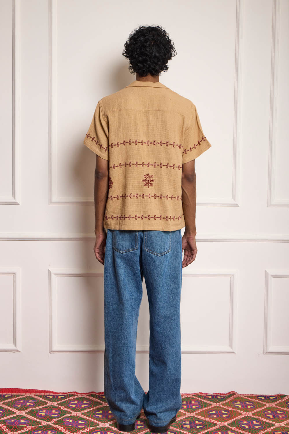 Cross Stitch Embroidered Shirt