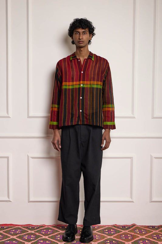 Handloom Scarf Shirt