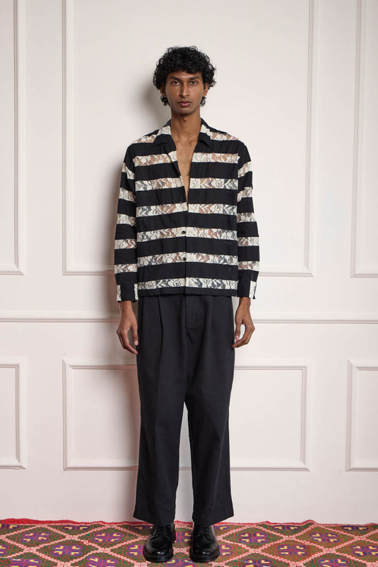 Lace Patchwork Shirt