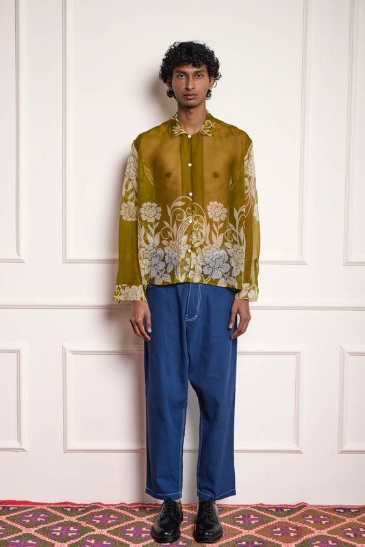 Floral Silk Shirt